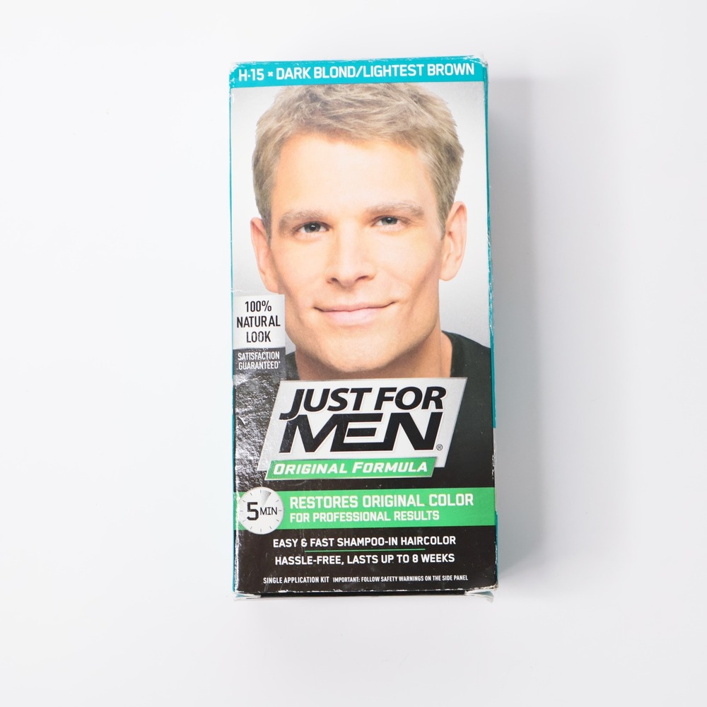 Just For Men Original Formula H-15 Dark Blond Lightest Brown Hair Color New